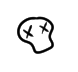 Skull Hair Clip